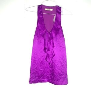 Reiss Silk Racerback Sleeveless Top